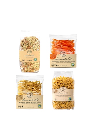 Bakliyat Makarnaları 4 Lü Set