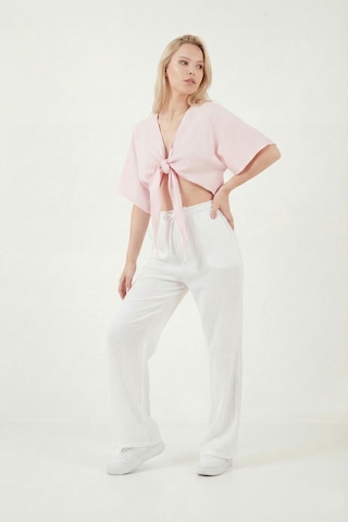Lela Bayan Pantolon 668yp5540 Beyaz Beyaz