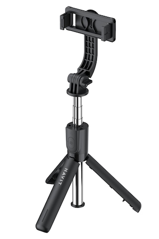 Havit St7033 Pro Bluetooth Tripodlu Selfie Stick Kumandalı 360 Dönebilen Selfie Çubuğu