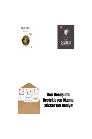 Murtaza Midi Boy + Kaybolan Romanlar + Okuma Sticker'ları