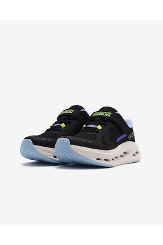 Skechers Max Cushıonıng Glıde-step Büyük Kız Çocuk Siyah Spor Ayakkabı 303684l Bkbl