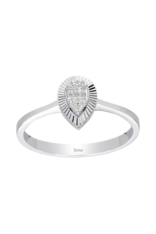 Sirius Su Damlası Baget Pırlanta Yüzük 0846R0002