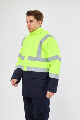 Parka Yeşil Lacivert Sarı