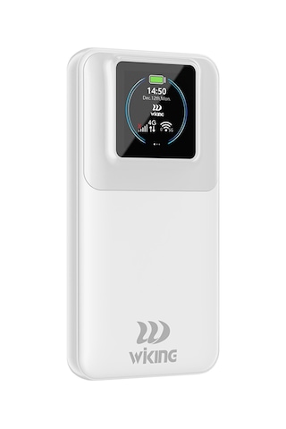 Wk-mf5 Lcd Ekranlı Taşınabilir Mobil Wi-fi Router Sım 4g Lte 150mbps Dualband 16 Cihaz Aynı Anda 3000mah/6 Saat Fynix Teknoloji