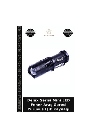 Delux Serisi Mini Led Fener Araç Gereci Yürüyüş Işık Kaynağı