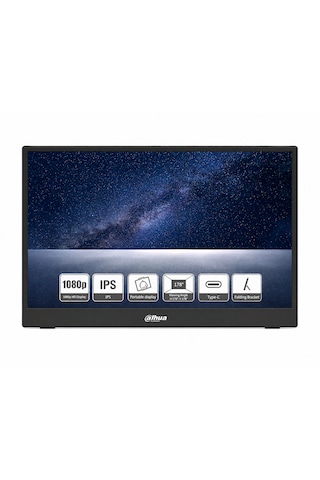 Dahua Pm16-f201pd 15.6" 1920x1080 60hz Usb Type-c Hdmı Fhd Ips Portable Taşınabilir Monitör