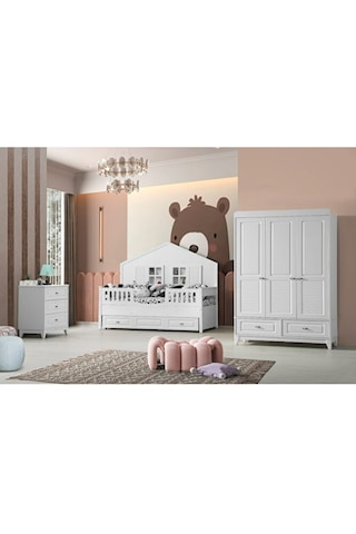 Boss Mia Montessori Yavrulu Karyola Bebek Montessori 90x190 Cm