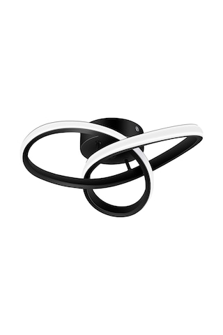 Neoglint Led Tavan Işık Koridor Işıkları Kavisli Tasarım Tavan Lambaları Yatak Odası İçin 3 Renkli Işık Siyah