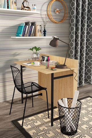 Frezya Katlanır Portatif Çalışma Masası Safir Meşe