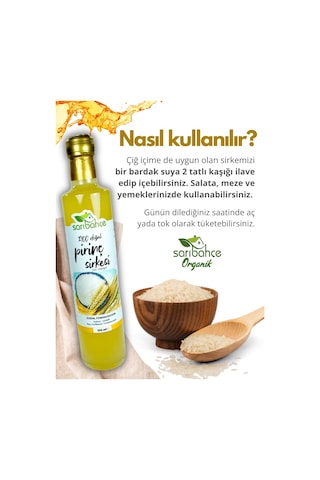 Pirinç Sirkesi 500 Ml 2'li Paket - Organik Doğal Fermantasyon