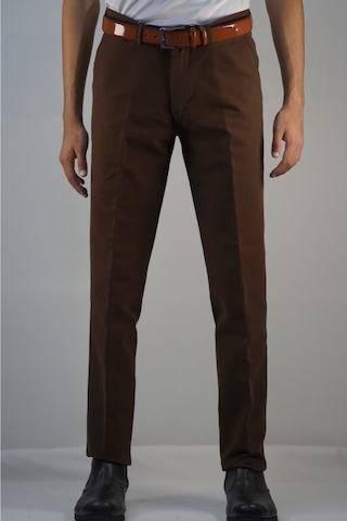 Erkek Kahve Battal Nıkrasız Gabardın Pamuk Pantolon Kahve