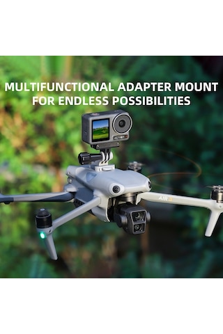 Sunnylıfe A3-gz695 Djı Air 3 Montaj Adaptörü Gopro/ınsta360 Spor Kamera Genişletme Montaj Aksesuarları