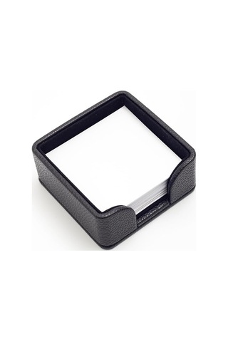 Turgut Office Felix Deri Notluk Siyah 10x10cm Genel