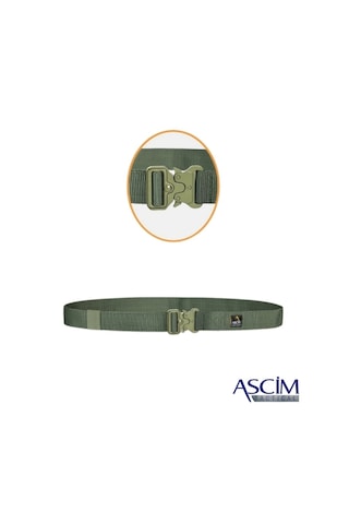 Ascim Ayarlanabilir Taktik Kemer Poly-metal Tokalı Dayanıklı Outdoor & Günlük Pantolon Kemeri 3.5 Cm / 145 Cm Yeşil Ascim Ayarlanabilir Taktik Kemer Poly-metal Tokalı Dayanıklı Outdoor & Günlük Pantolon Kemeri 3.5 Cm / 145 Cm Yeşil