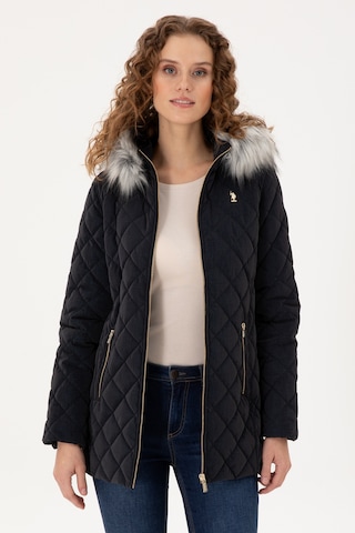 U.S. Polo Assn. Kadın Lacivert Deri Mont 50297230-200