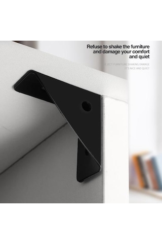 Bej 4 Adet 90 Derece Körüklü Açı Konnektör Braketleri Paslanmaz Korozyona Dayanıklı Köşebent Köşebent Bağlantı Elemanları