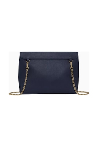 Strathberry Stylist Crossbody Clutch Lacivert Dana Deri Lüks Çanta, Günlük Ve Gece Kullanımı Omuz Çantası