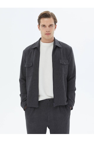 Kip Antrasit Mikro Modern Fit Takım Elbise Çok Renkli