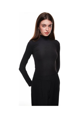 Quzu Siyah Kadın Bluz 22554 Siyah