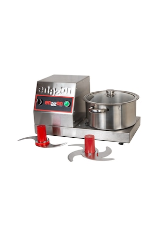 Enazon Soğan Sebze Tarhana Doğrama Makinesi + 4 Bıçaklı 3 Kg 5 Litre