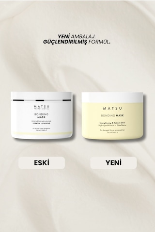 Matsu Bonding Saç Maskesi 350 ml | Bağ Yapılandırıcı & Kırılma Karşıtı