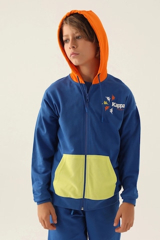Kappa Erkek Çocuk Fullzıp Sweatshırt - Cobalt Cobalt