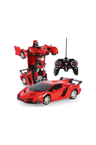 Uzaktan Kumandalı Robota Dönüşebilen Araba - 360 Derece Rotasyon