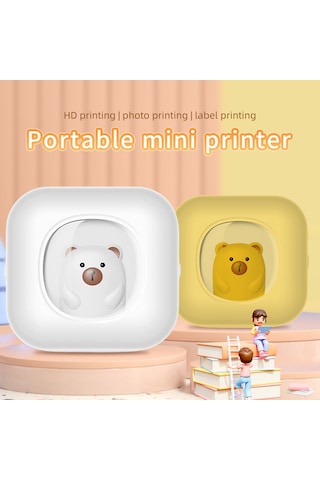 X7 Solunum Işığı Mini Taşınabilir Yazıcı Kablosuz Termal Fotoğraf Cep Yazıcısı, Standart Sürüm - Mavi