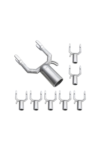 8 Adet Açık Hava Y Şekli Dal Koltuk Değneği Metal Ağaç Desteği Çok İşlevli Paslanmaz