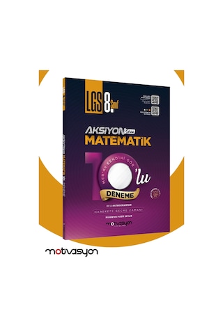 Lgs 8. Sınıf Aksiyon Matematik 10'lu Genel Deneme