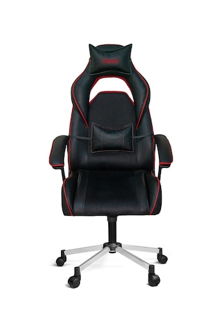 Türksit Range Yastıklı Yönetici ve Oyuncu Koltuğu Siyah-Kirmiz