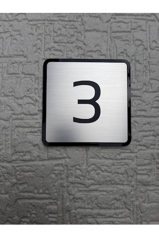 Modern Tasarım Kapı Ve Birim Numarası - Apartman - Ofis -Iç Mekan