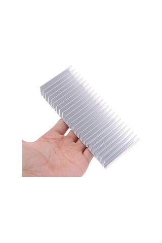 15cm X 6cm X 2.5cm Alüminyum Metal Soğutucu Blok Radyatör Peltier Isı Düşürücü Amfi Led Entegre