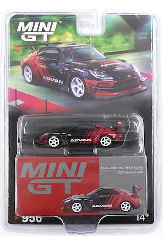Mini Gt 956 1/64 Toyota Gr86 Hks Type R Advan 2022 Tokyo Auto Salon - Blister Paket