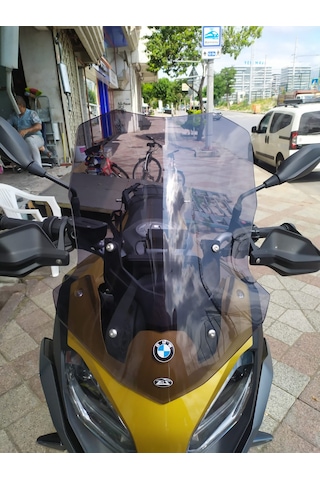 2020-25 Bmw F900xr Uzun Ön Cam Koyu Füme Uzunluk 51cm 4mm Zeus