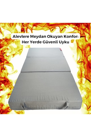 Xpermate Maxisafe Pro Şantiye Yatağı İşçi Yatağı 80x180x14 Cm Gr