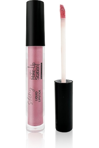 New Well Make Up Station Shiny Liquid Lipstick Ruj 05