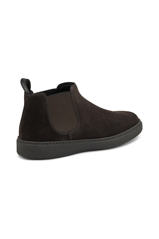 Bot Erkek 19a6 Frau Waxy Beatles Suede Dark Brown Pepe Null