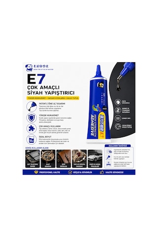 E7 50ml Siyah Yüksek Mukavemetli Çok Amaçlı Telefon Ekranı Ve Çerçeve Tamir Yapıştırıcısı 1