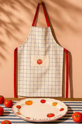 Rakle x Bengi Kurtcebe Pomodoro Mutfak Önlüğü 64x80 cm