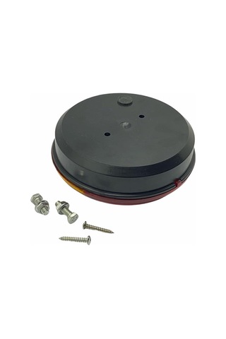 Çerkez 24v Stop Lambası Yuvarlak Ledli 3 Fonksiyonlu Sarı-kırmızı 140 50 Mm