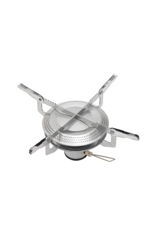 Suofeng Taşınabilir Çadır Ocağı: Hafif, Katlanabilir, 4 Destekli, Çelik-alüminyum, Bel Çantasıyla, Çamaşır, Doğa Etkinlikleri İçin Gümüş