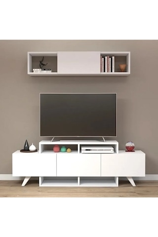 Tv Ünitesi Arzu Beyaz 150 Cm