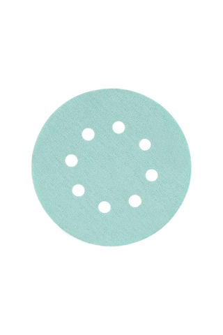 Yeşil Esnek Cırtlı Disk Zımpara 125 Mm 8 Delikli 1000 Kum