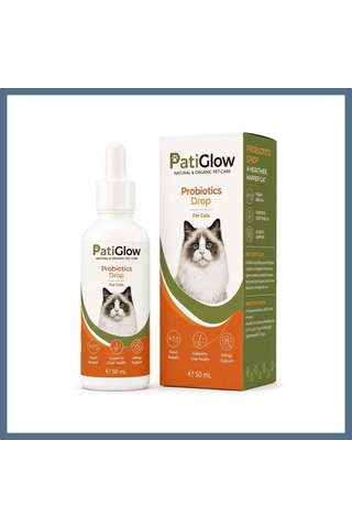Buradabulabilirsin Patiglow Kedi Probiyotik Damla 50 Ml Bbz