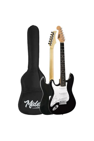 Midex Age-45 Solak Elektro Gitar Seti Amfili Ve Full Aksesuar White Black