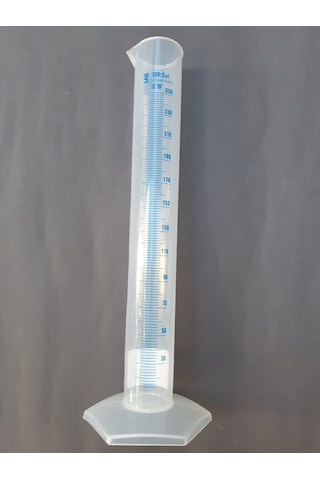 Plastik Mezür 250 Ml Mavi Skala