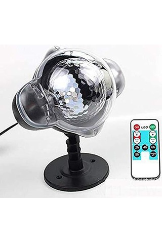 Maiyame Ip65 Su Geçirmez Dış Mekan Led Işığı, Uzaktan Kumanda Ve Zamanlayıcı İle Kar Tanesi Projeksiyonu, Noel Partileri Ve Dış Mekan Aydınlatması