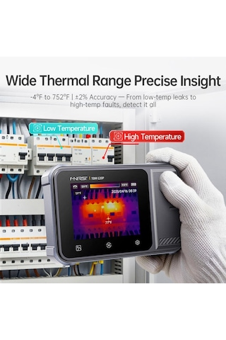 Fnırsı Tdm-120 Termal Kamera 120x90 Ir, 25hz, Dokunmatik Ekran