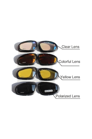 Daisy Usa Mılıtary C5 4 Lensli Polarize Taktikal Gözlük